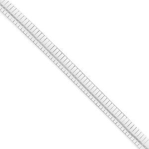 10mm Sterling Silver Cubetto Chain Necklace, 16 Inch